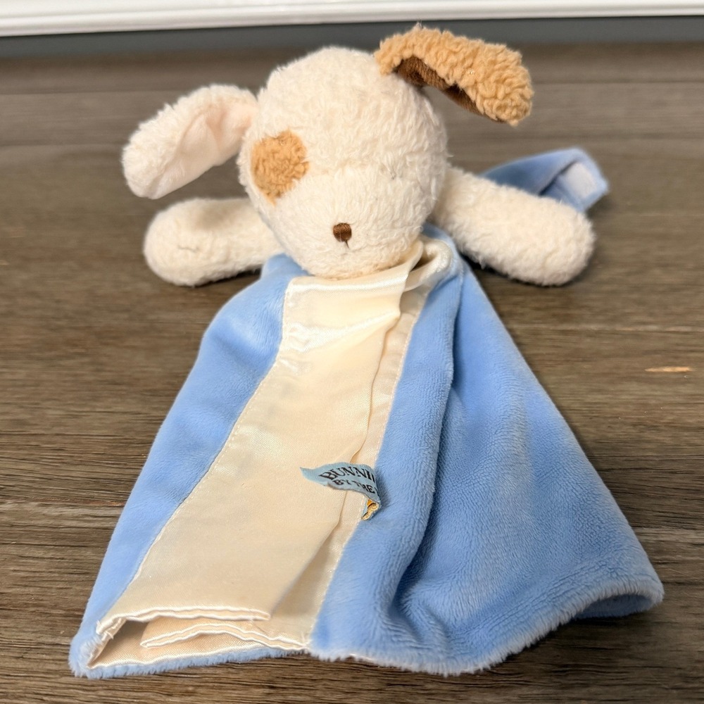 Bunnies By The Bay‎ Blue Puppy Dog Buddy Blanket Lovey